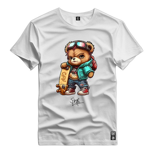 Camiseta Premium Estampa Urso - 2384