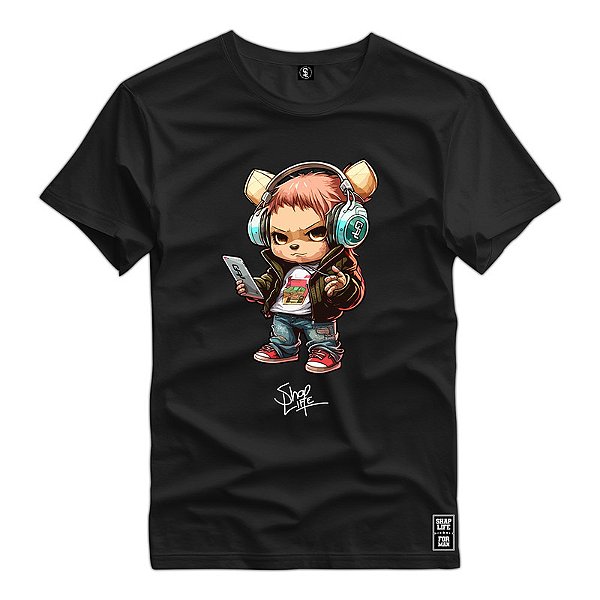 Camiseta Premium Estampa Urso - 2380