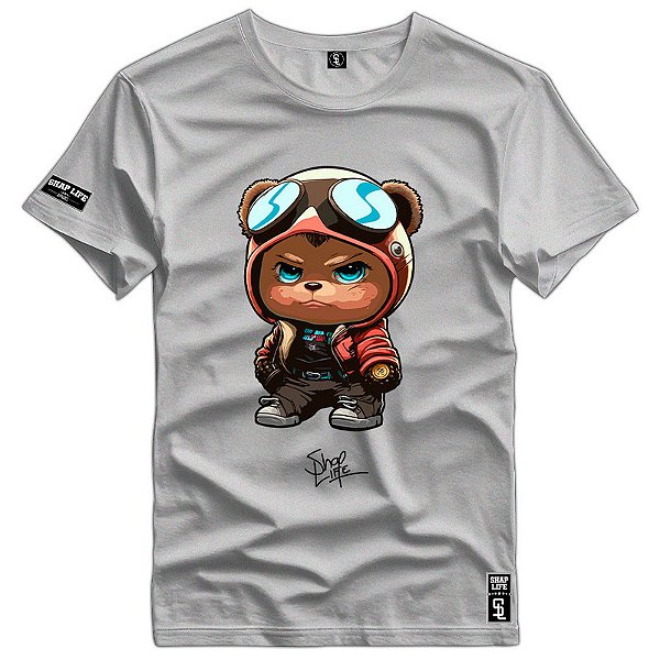 Camiseta Premium Estampa Urso - 2331