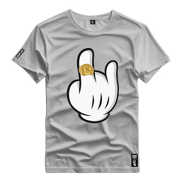 Camiseta Premium Estampa Hands - 3136