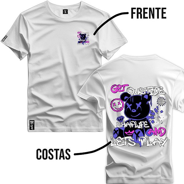 Camiseta Premium Estampa Bears Street - 3138