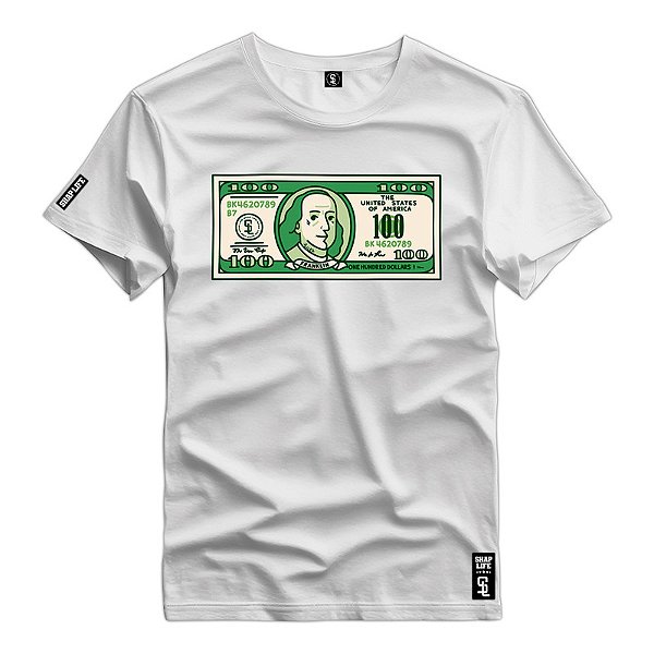 Camiseta Estampa Premium Dollar Picture- 3177