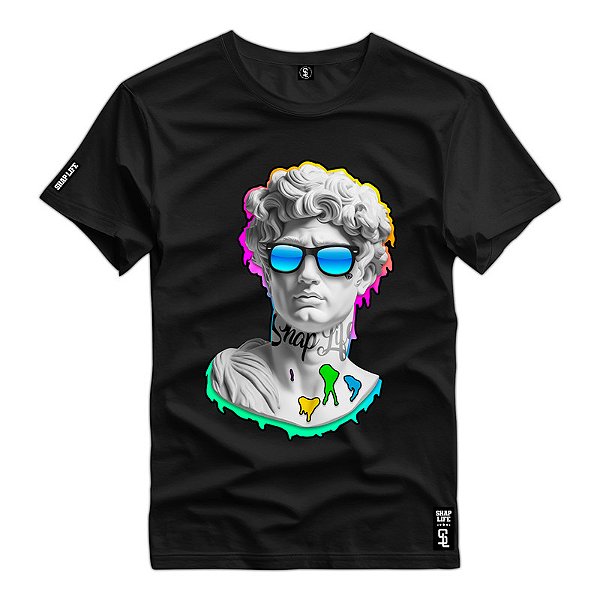 Camiseta Premium Busto Estátua Face Style - 3181
