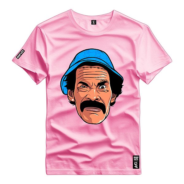 Camiseta Premium Seu Madruga Face Style - 3175