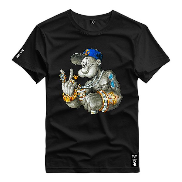 Camiseta Premium Estampa Popaye- 3180