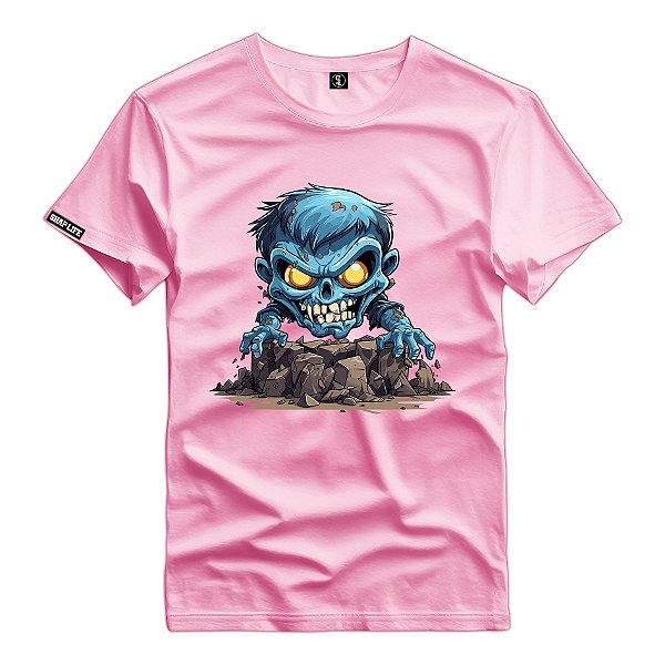 Camiseta Premium Estampa Zombie Stones  - 3266