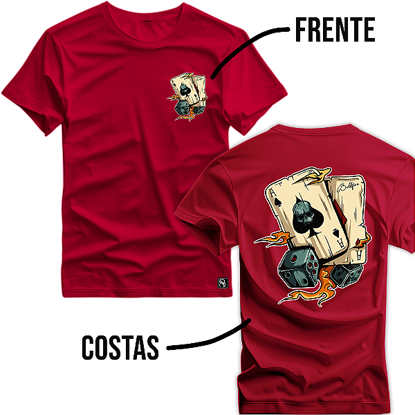 Camiseta Boldfire Estampa Cards Game - 3285
