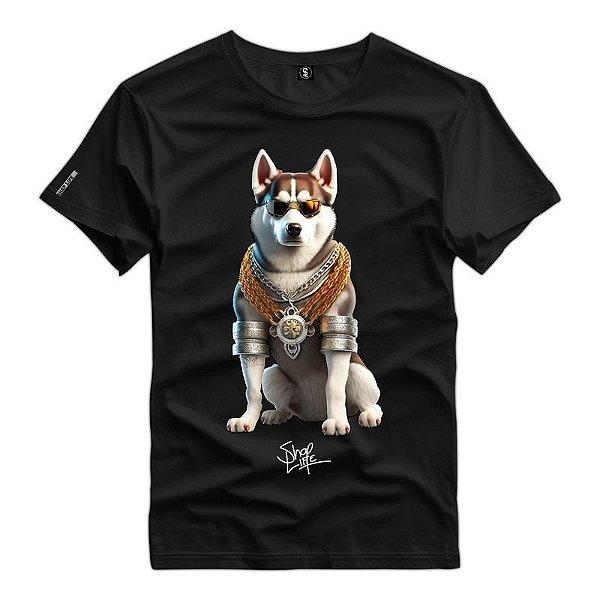 Camiseta Premium Estampa Cachorro - 2226