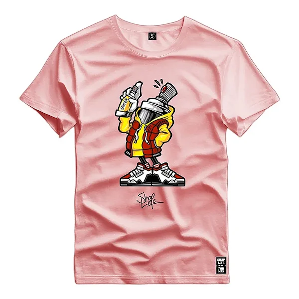 Camiseta Premium Estampa Spray Art - 2884