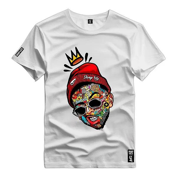 Camiseta Premium Tupac Face Style - 3185