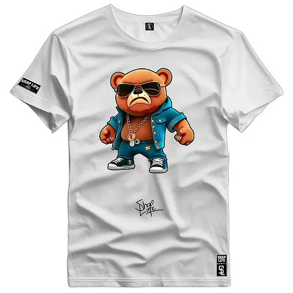 Camiseta Premium Estampa Urso - 2314