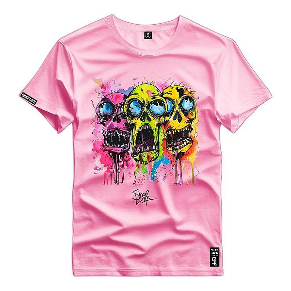 Camiseta Premium Estampa Zombies - 3314