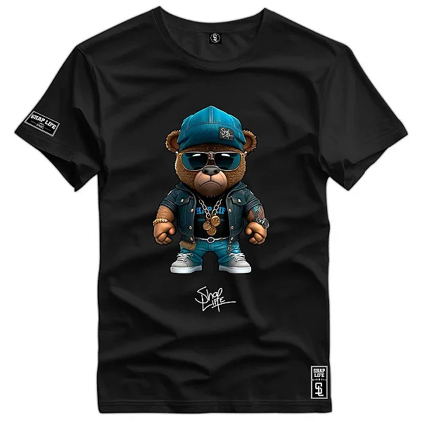 Camiseta Premium Estampa Urso - 2281