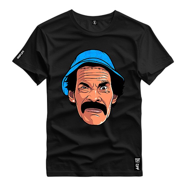 Camiseta Premium Seu Madruga Face Style - 3175