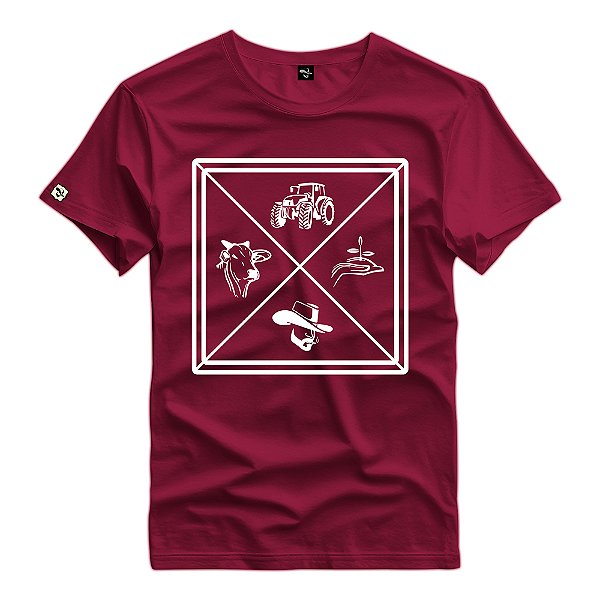 Camiseta Estampada Elementos Texas Country - 210