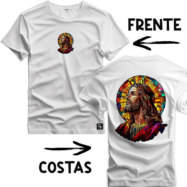 Camiseta Boldfire O Rosto da Misericórdia Frente Costas - 3685