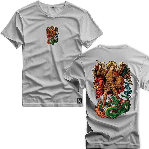 Camiseta Boldfire Arcanjo Miguel Frente Costas - 3753