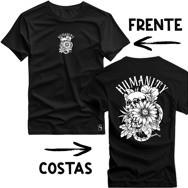 Camiseta Boldfire Humanity Frente Costas - 3626