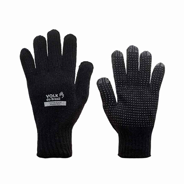 Luva Cotton Black Com Pigmento
