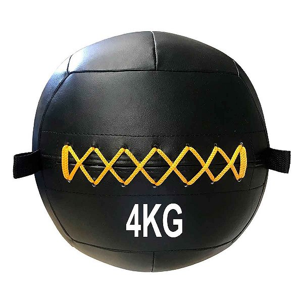 Medicine Wall Ball 4Kg - AZUL ESPORTES