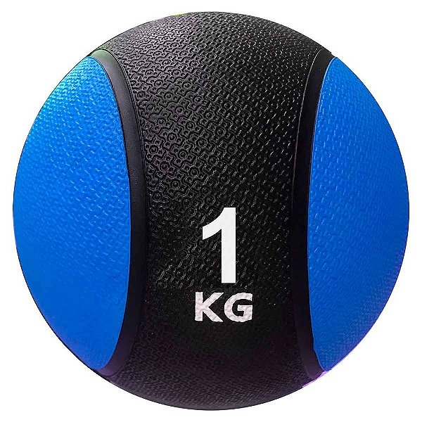 Medicine Ball 1kg - Kick - Azul Esportes