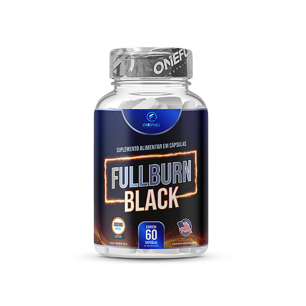 Termogênico FullBurn BLACK 60cps - OneFull®