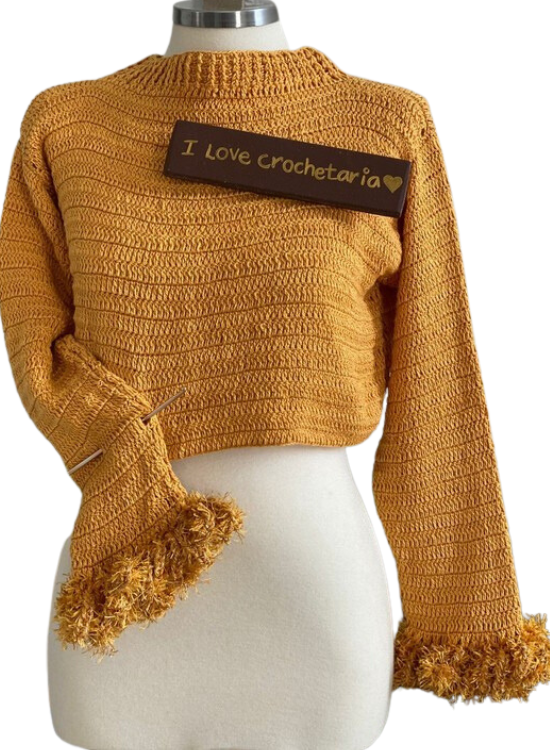 Cropped Verona Amarelo Ocre