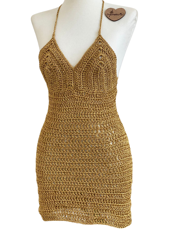 Dress Capricórnio Dourado