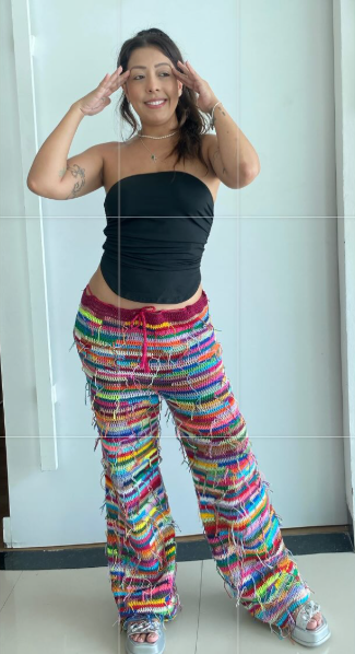 Calça Colors Crochet