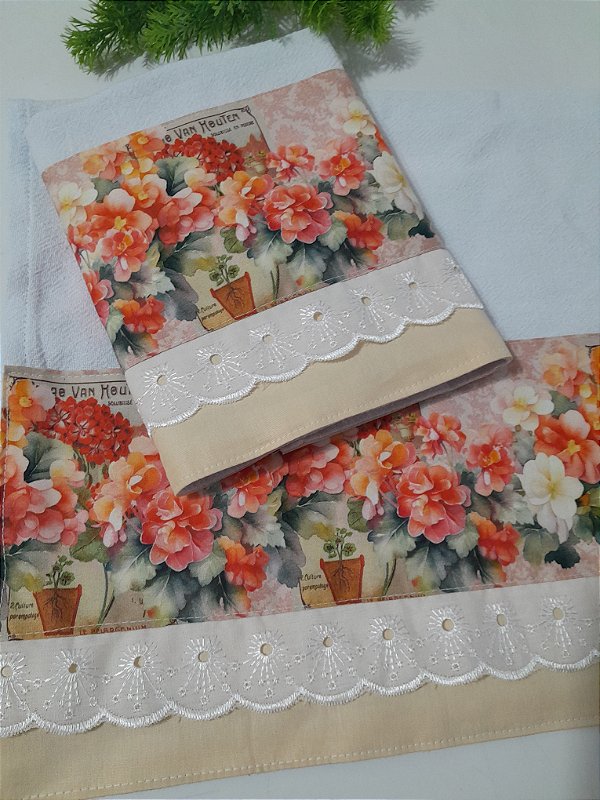 Pano de copa Floral Cod:00072