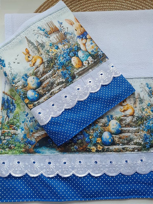 Pano de copa coelho Cod: 00068