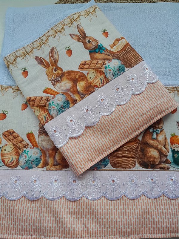 Pano de copa Coelho Cod. 00050