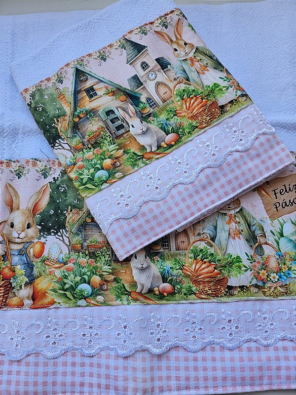 Pano de Copa Feliz Páscoa 02 Cod.00043