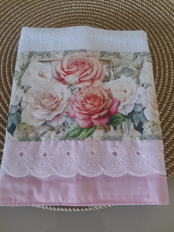 Pano de copa Roseiras