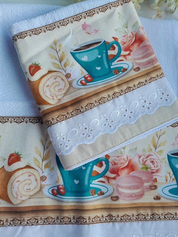 Pano de copa Xícaras