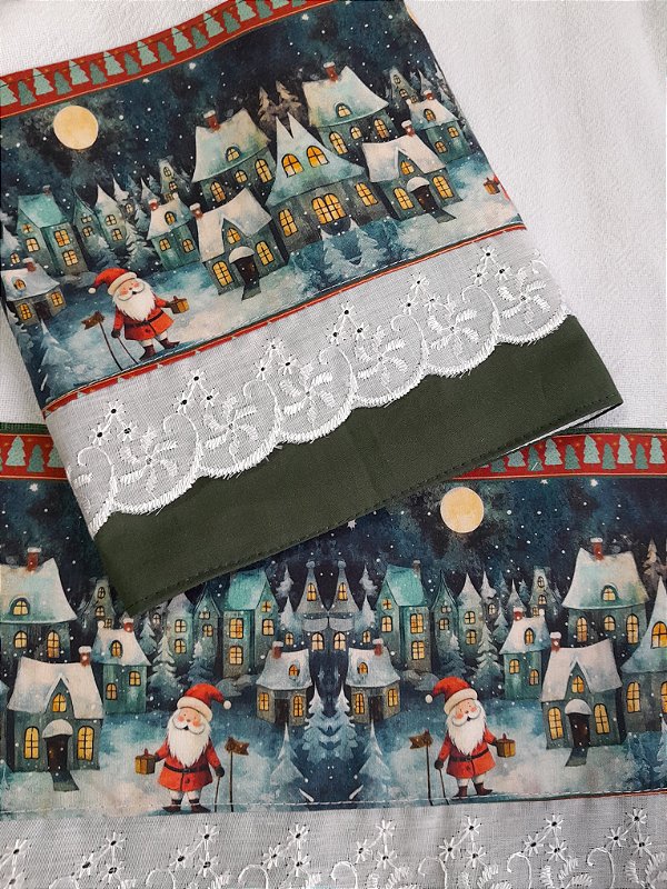 Pano de copa Cidade do Papai Noel