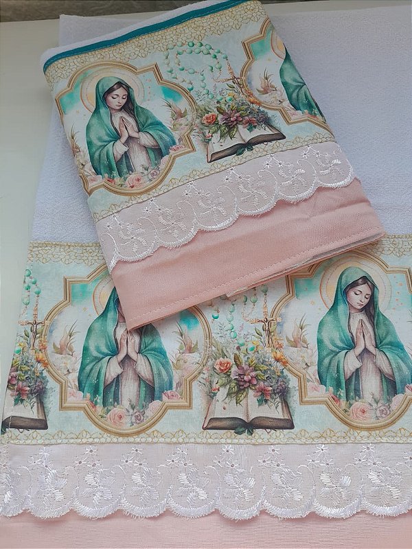 Pano de copa Terço de Maria