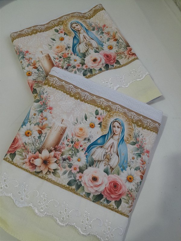 Pano de copa Virgem Maria 008