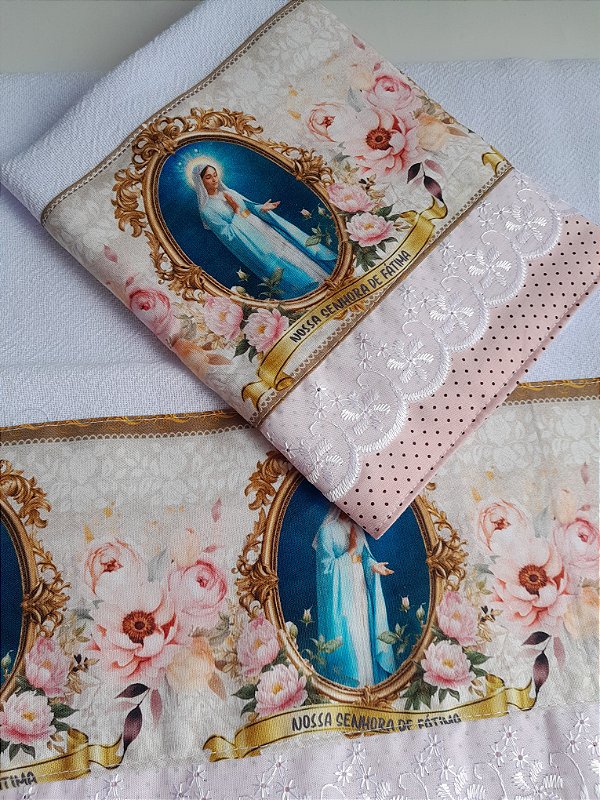 Pano de copa Nossa Senhora de Fátima