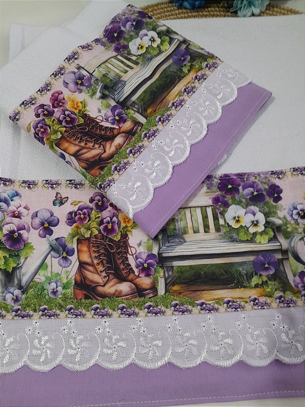 Pano de copa Floral 001