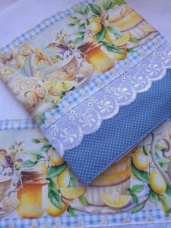 Pano de copa Bolo de limão (Premium)