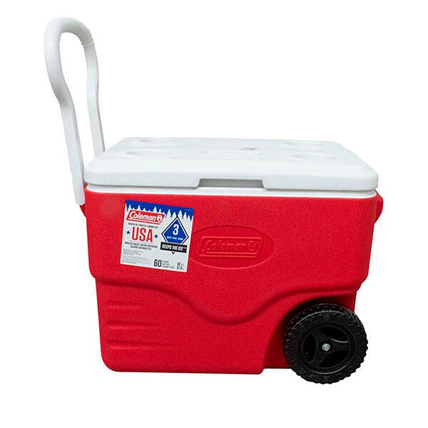 Caixa térmica de rodinha 440QT/38L VERMELHO