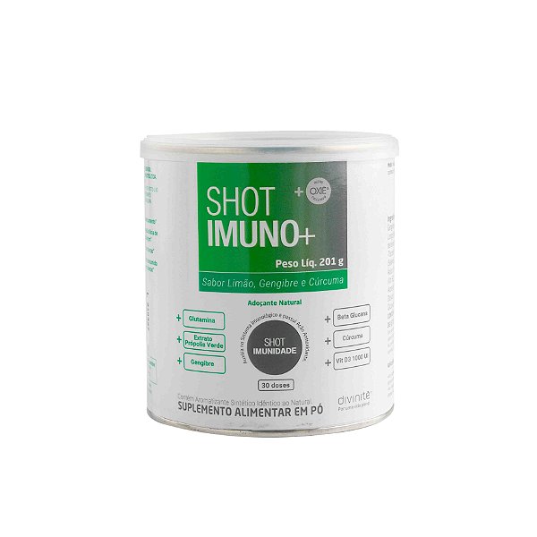 Shot Imuno+ Sabor Limão, Gengibre e Curcuma - Lata 201gr