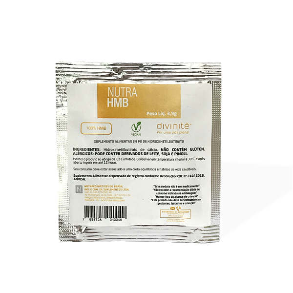 NUTRAHMB SEM SABOR - 15 Sachês de 3,9gr