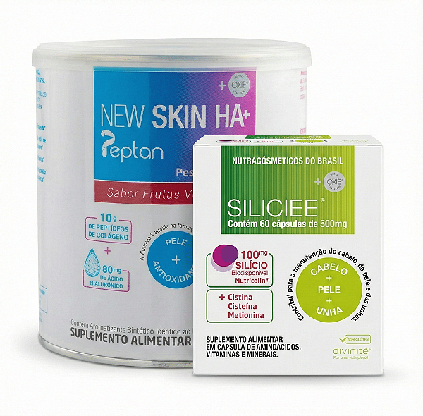 KIT Siliciee+ New Skin Peptan Frutas Vermelhas