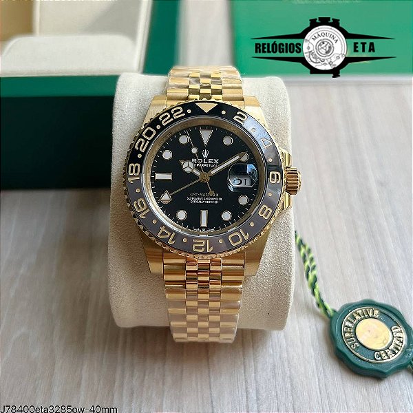 ROLEX GMT MASTER II GOLD ETA 3285