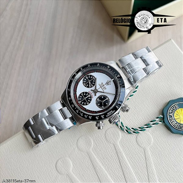 ROLEX DAYTONA PRATA PAUL NEWMAN PANDA ETA