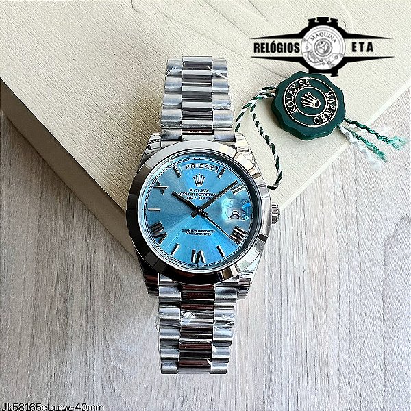 ROLEX DAYDATE ETA JK58165 EW AZUL