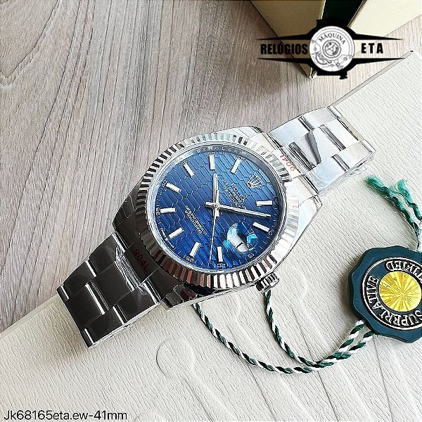 ROLEX DATEJUST ETA JK68165.EW AZUL
