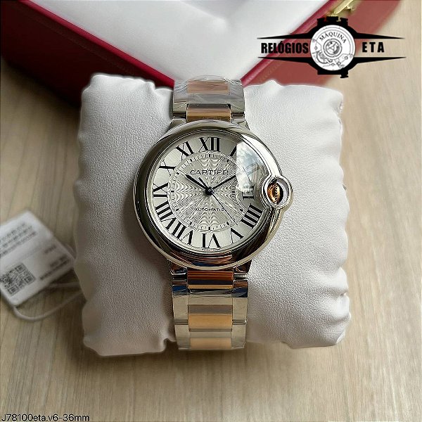 CARTIER BALLON ETA MISTO ROSÊ 36MM J78100